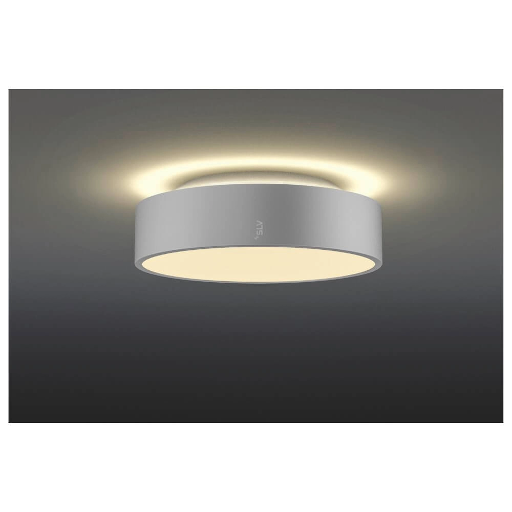 Plafonnier / Lampe suspendue Medo 30 gris - CCT - Ø 28cm SLV 4024163276719