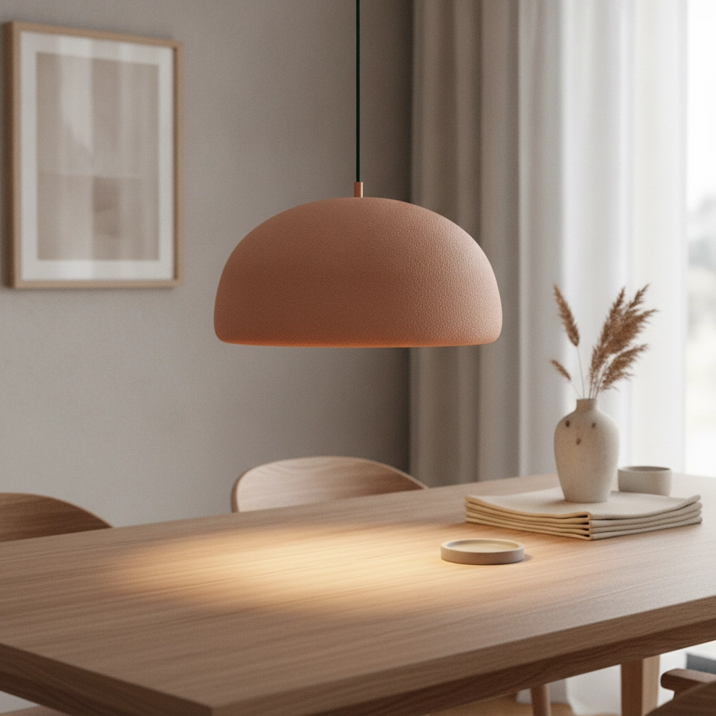Lampe pendante moderne Davo terre cuite Ø 43cm