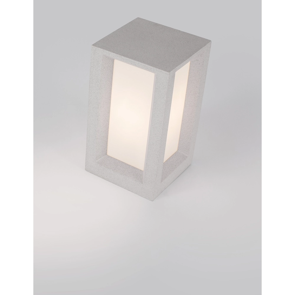 Lampe de jardin carrée Castro blanc Lyora 5212017426918