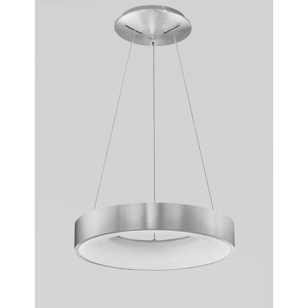 Suspension Rando Thin gris argenté Ø 38cm Suspension Rando Thin gris argenté Ø 38cm