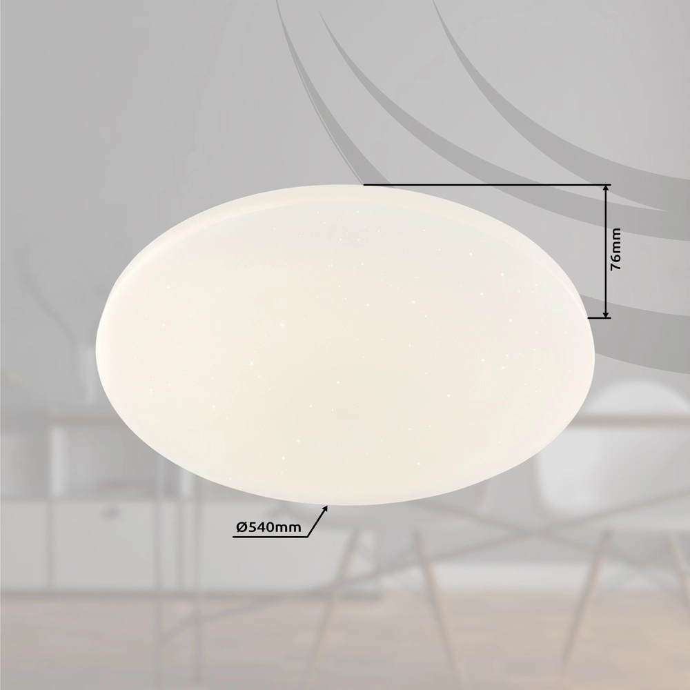 Lampe de plafond Sajama I Ø 54cm Globo 9007371397556