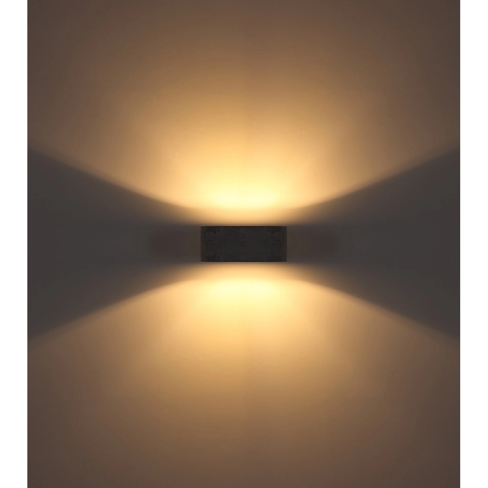 Lampe murale moderne Ferguson Gris ovale Globo 9007371589913