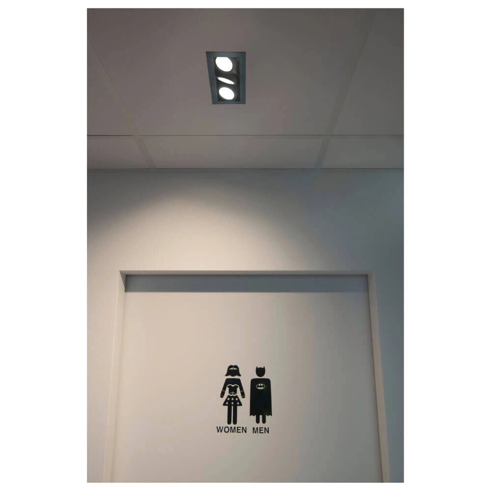 Spot LED encastrable carré Kadux Triple 3x LED - noir - 3000K SLV 4024163278867