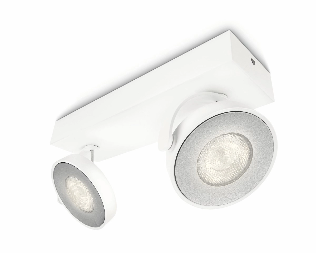 Lampe Clockwork 2 lumières blanc Philips 8718696154519