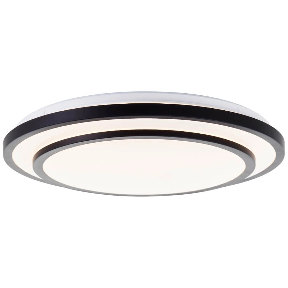 Plafonnier noir Luciano Ø 49,5 cm Brilliant 4004353426506