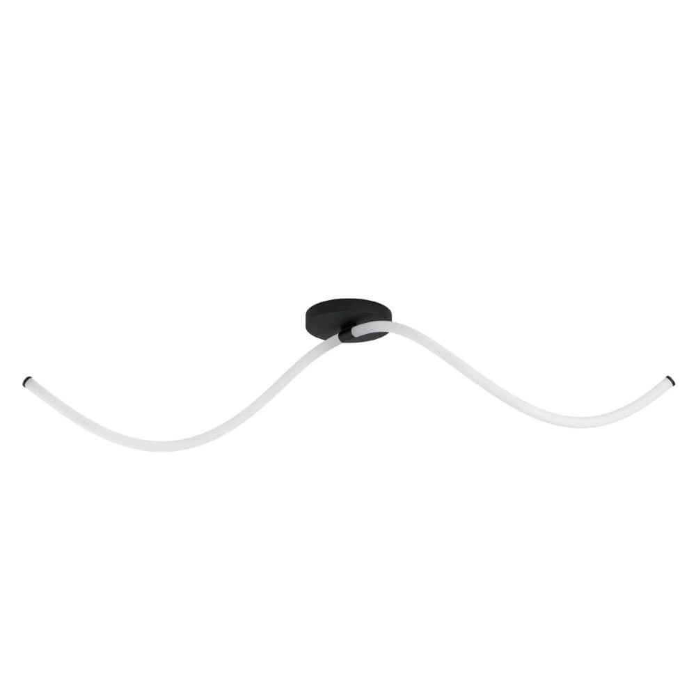 Plafonnier design Banderillas blanc avec du noir