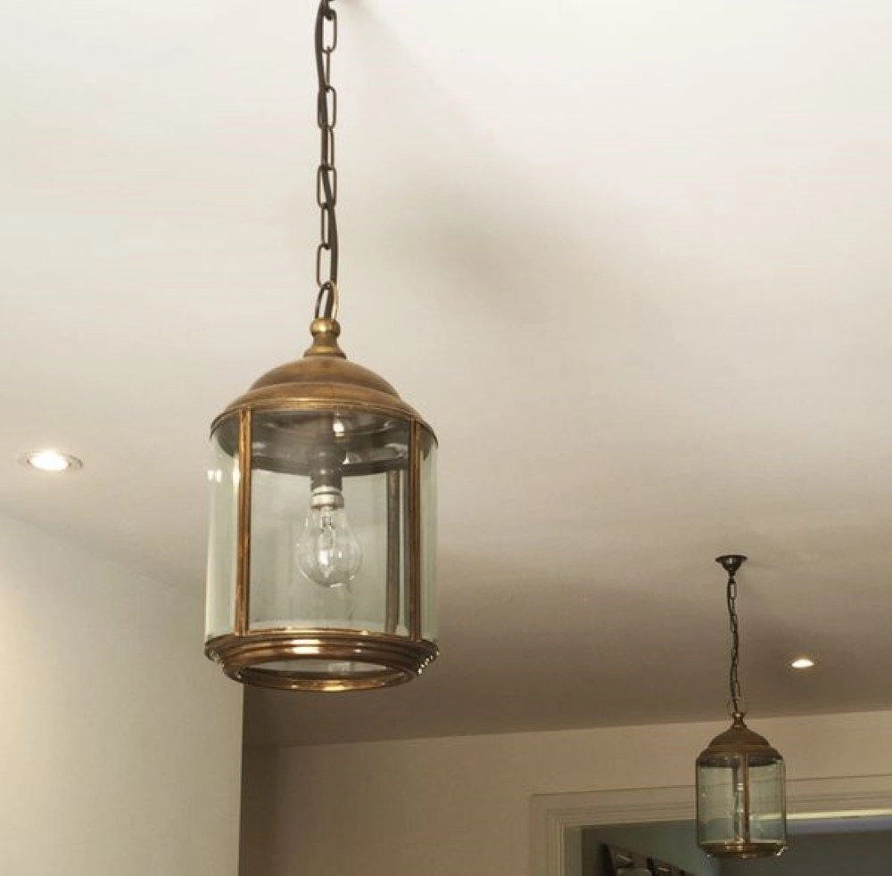 Lampe suspendue rurale Wentworth cuivre flammé (ab) Limehouse