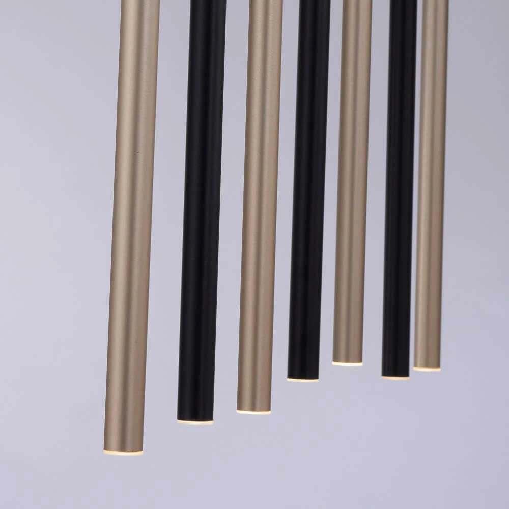 Lampe suspendue unique Flute 7 lumières Paul Neuhaus 4012248374771