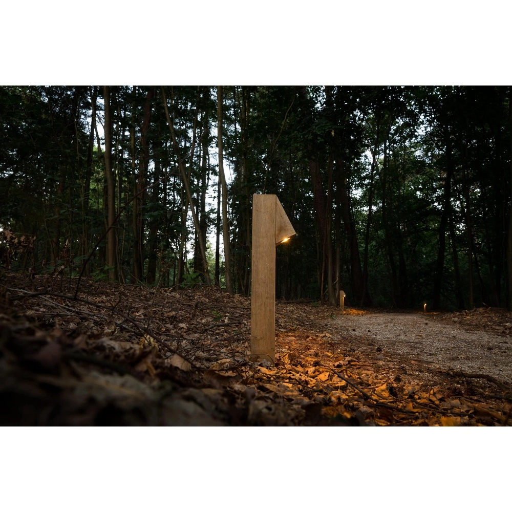 Éclairage de chemin en bois Peri 100 Chêne - 10x10x50 - 2700K Timberlab 8716803513969