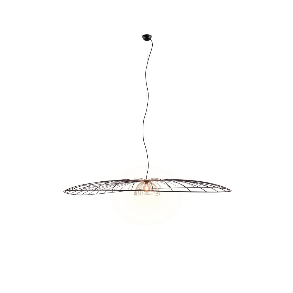 Lampe suspendue Lauris Ø 200cm noir Trio 4017807678086