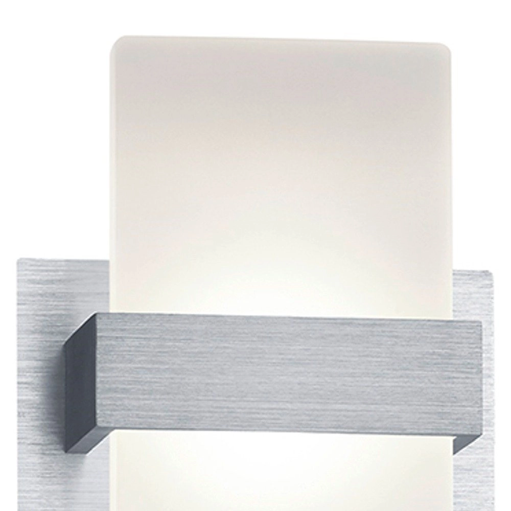 Applique murale LED Platon gris métallisé Trio 4017807293968