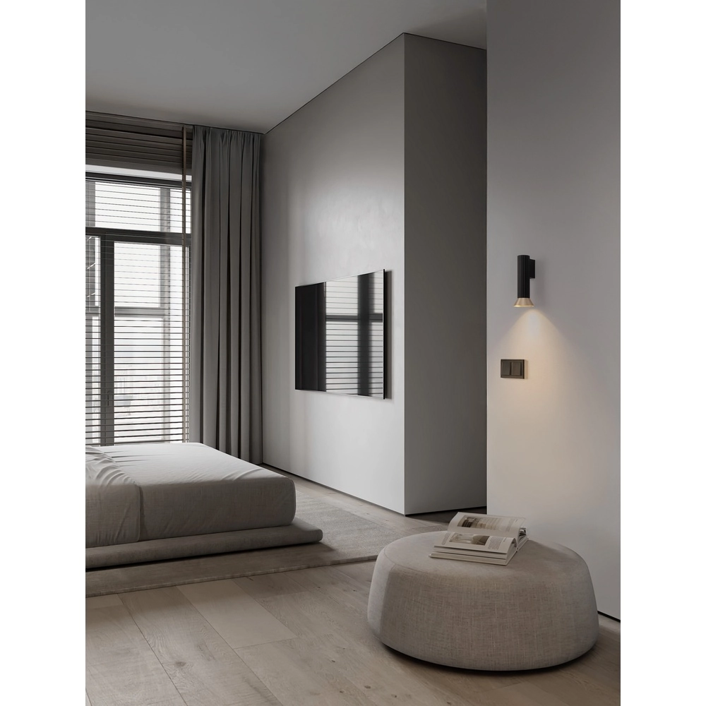 Spot mural Luvia noir avec or Lyora 5212017475558