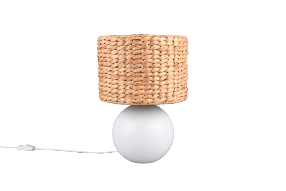 Lampe de table Vina Ø 28cm - avec capuche en corde Trio 4017807614695