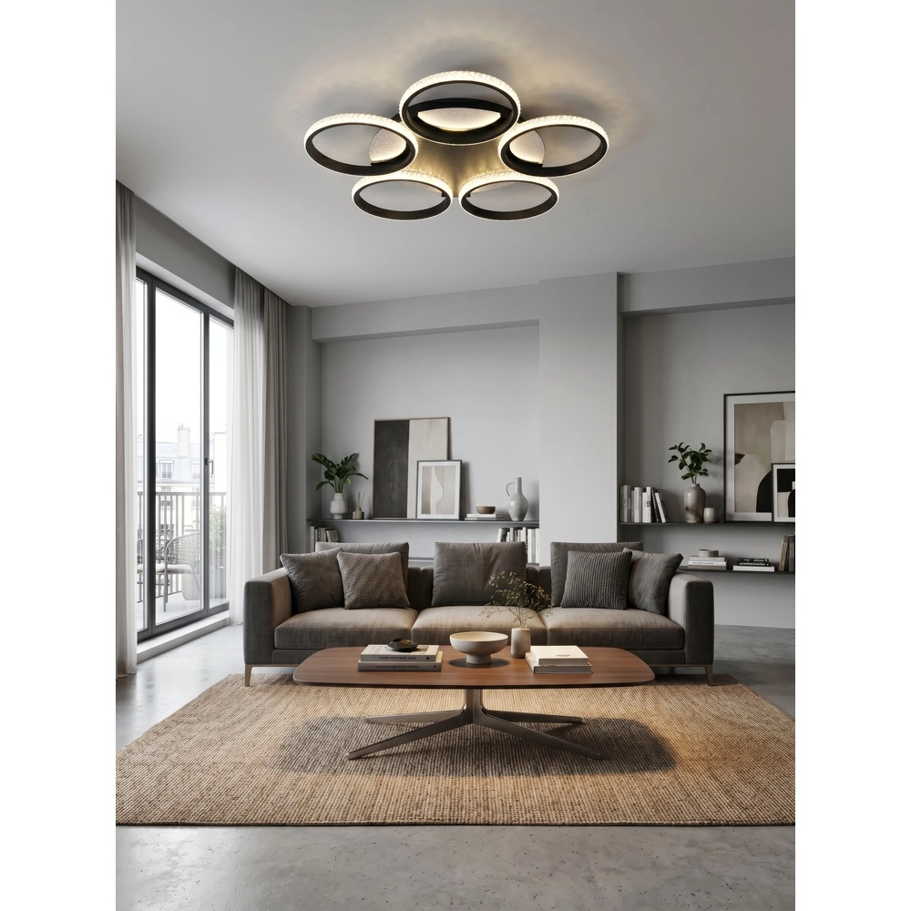 Lampe de plafond Lumer Noir Trio 4017807706390