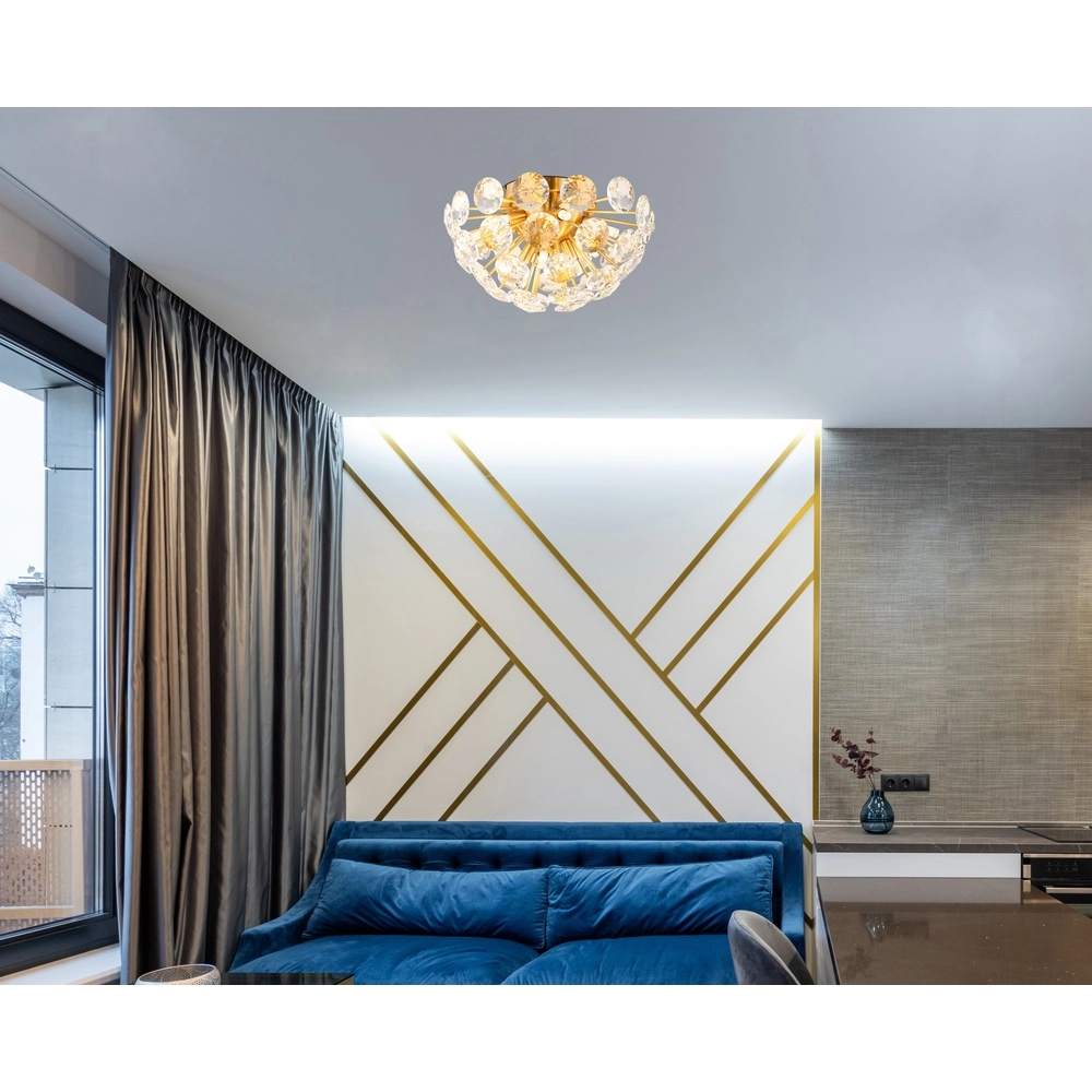 Lampe de plafond Virina Or Globo 9007371455621