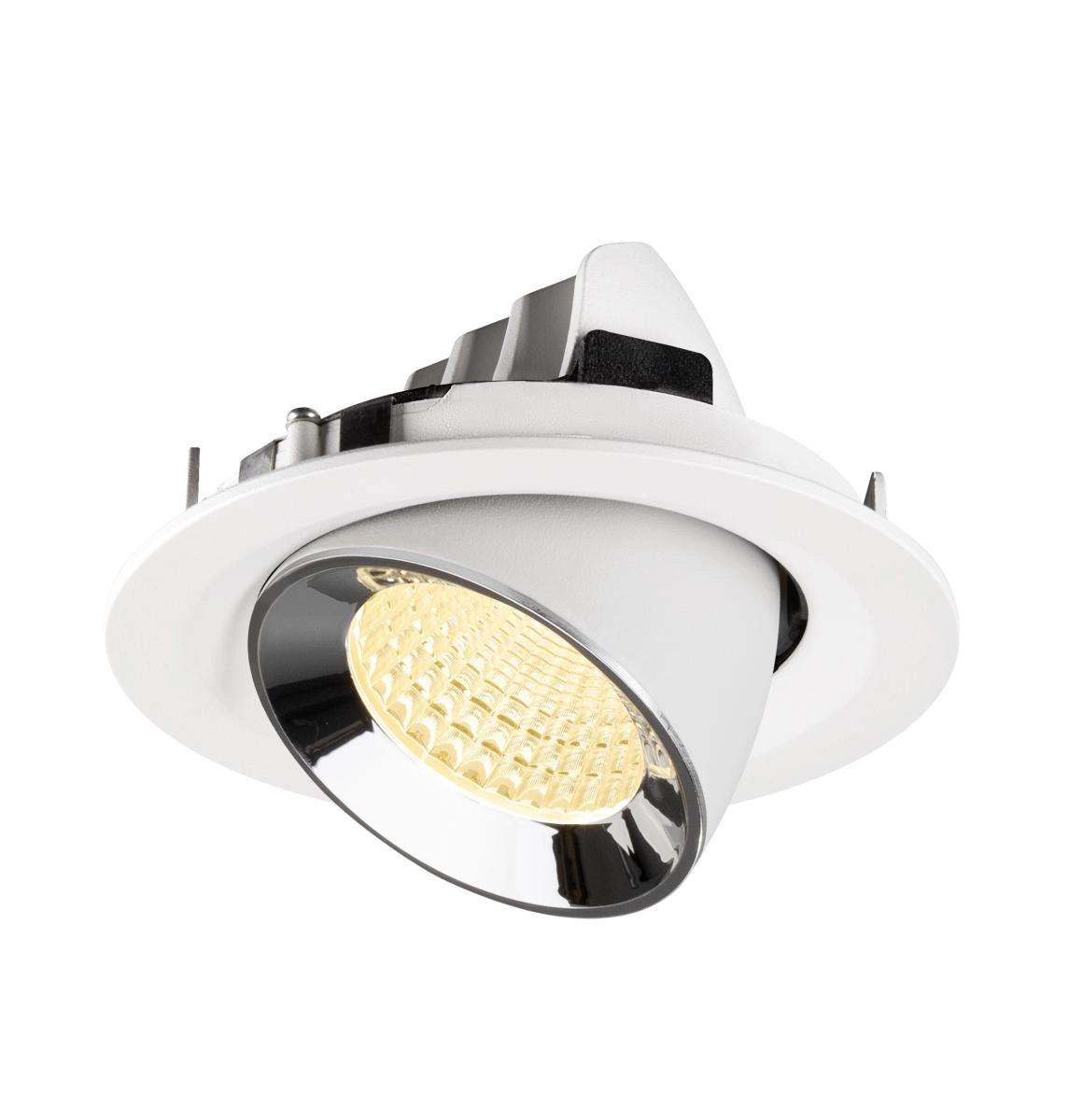 Spot encastré Numinos Gimble M blanc/chrome 4000K - 55 deg SLV 4024163311601