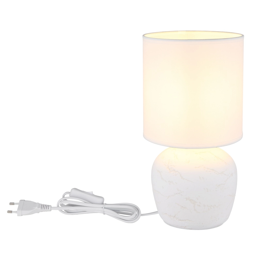 Lampe de table de conception Marble Blanc Globo 9007371518050