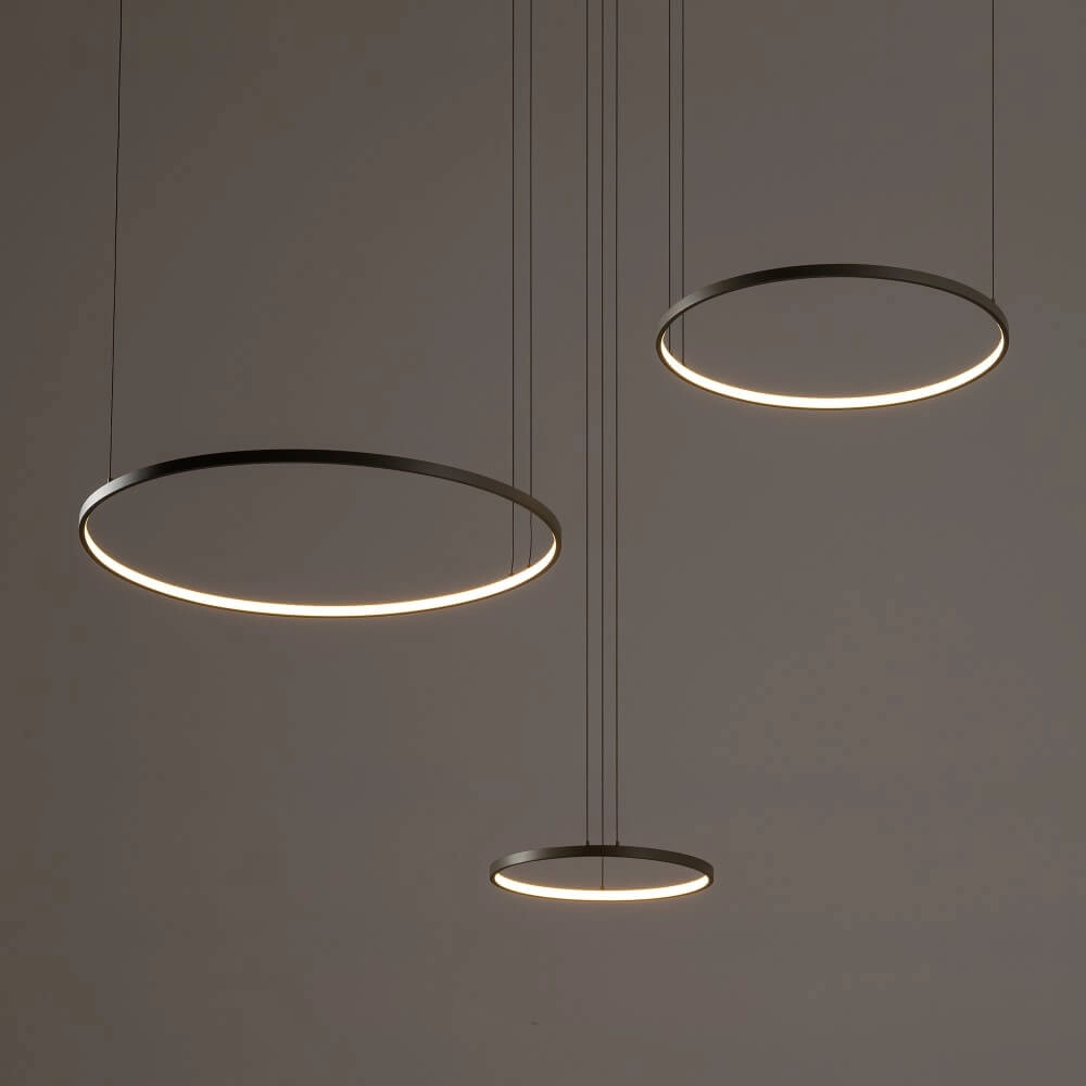 Suspension design Circolo LED vert olive Lyora 5903139113984