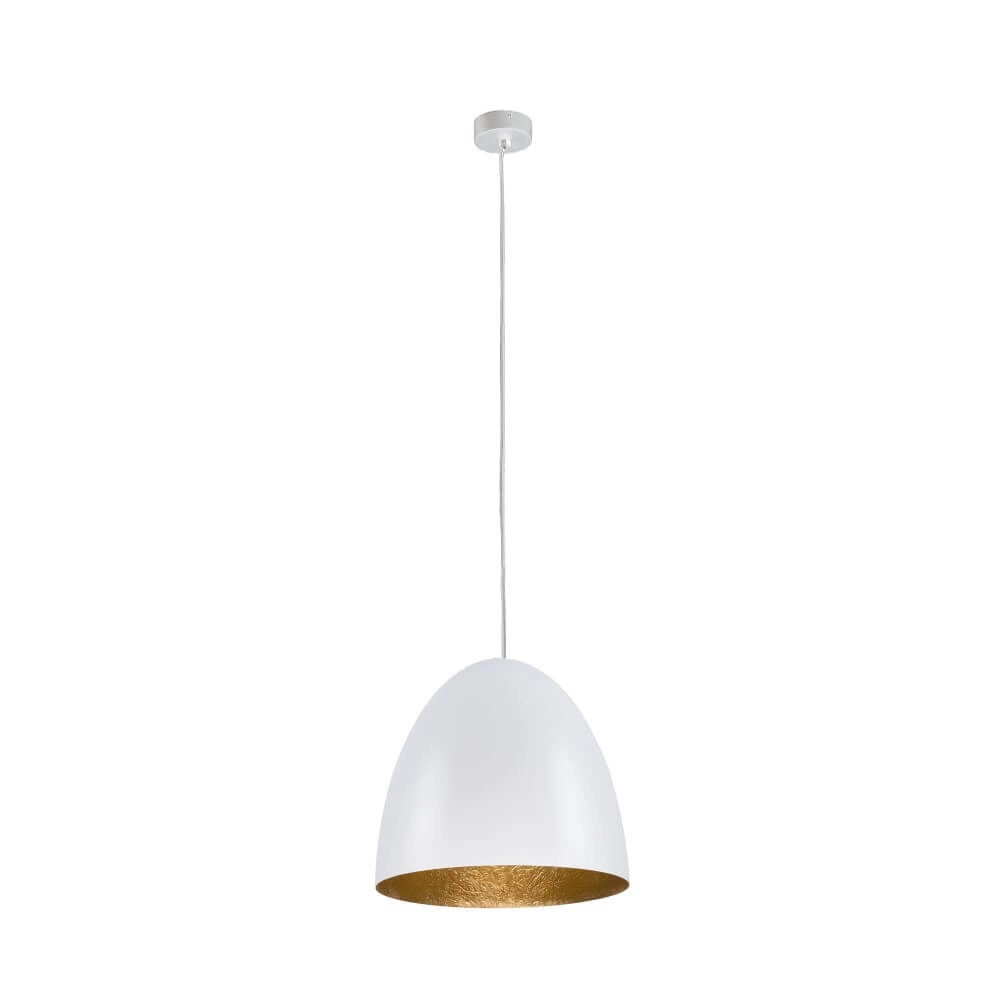 Lampe suspendue blanche Egg M Ø 38 cm Lyora 5903139902199