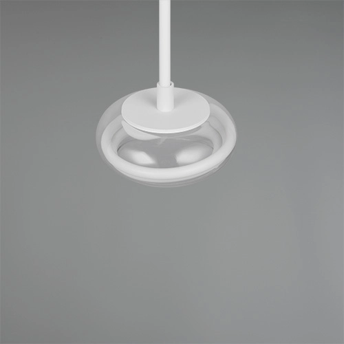 Lampe pendante de conception Tarsia blanc Ø 21,5 cm Trio 4017807683349