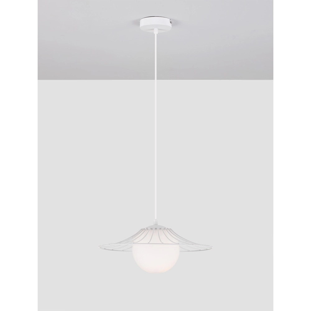 Suspension blanche Fly Ø 36cm Suspension blanche Fly Ø 36cm