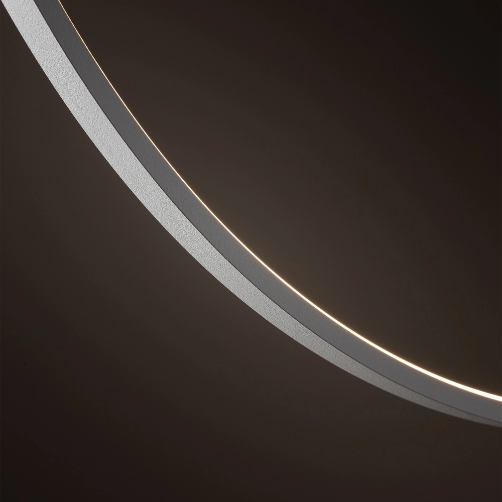 Lampe pendante de conception Circolo Led blanc Ø 60 cm vertical Lyora 5903139116053