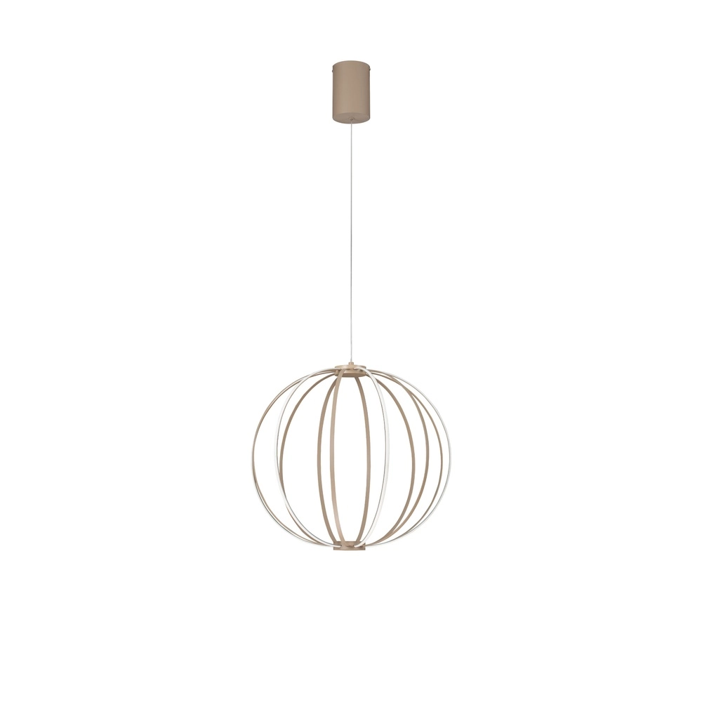 Lampe suspendue Brea beige Ø 50cm Lyora 5212017494375