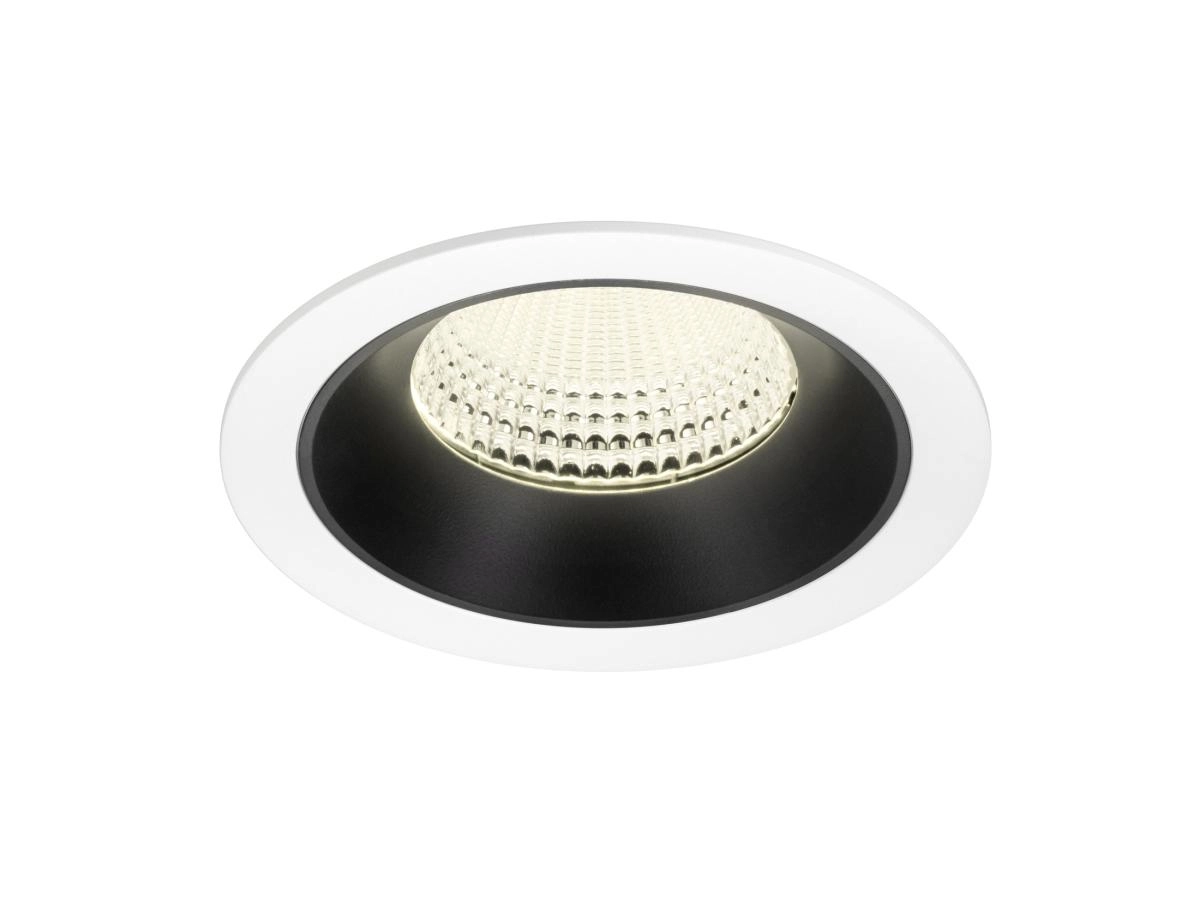 Spot encastré Numinos XL blanc/noir 4000K - 55 deg