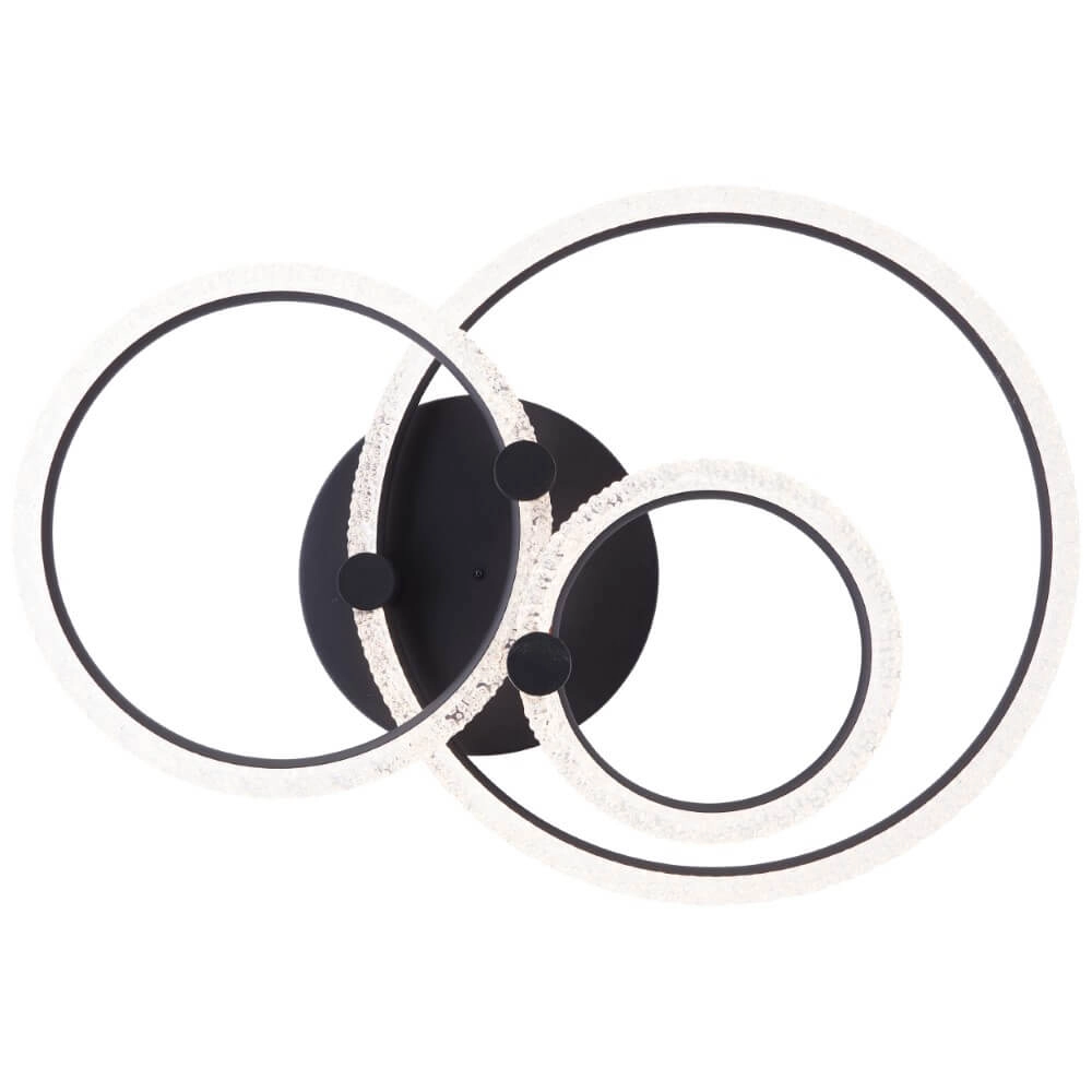 Plafonnier rond Aydin blanc Brilliant 4004353442087