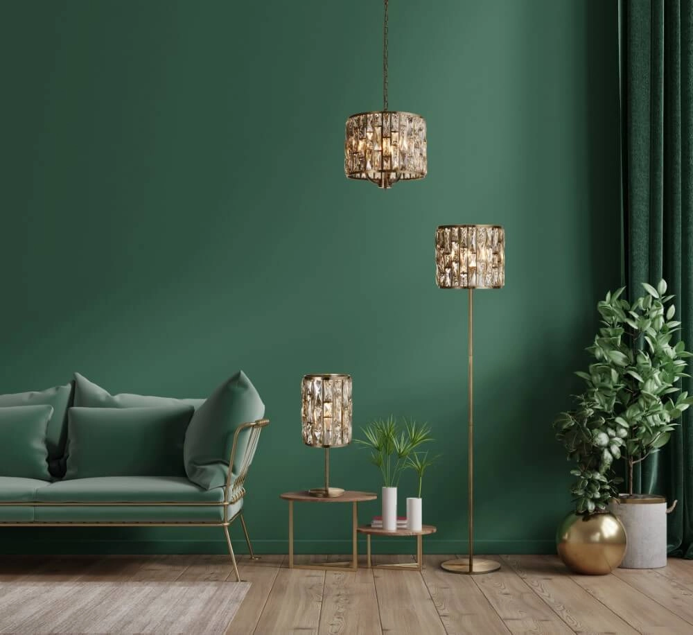 Lampadaire classique Bijou or Searchlight 5053423242118