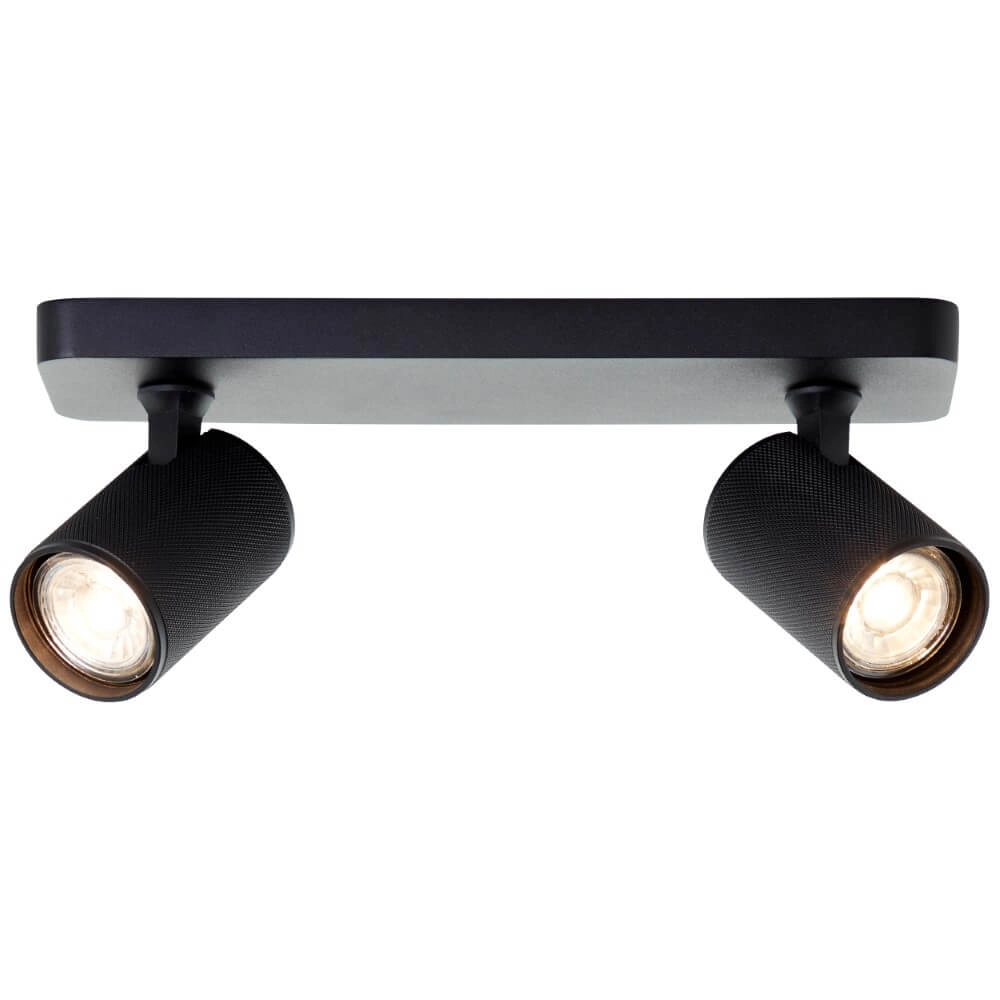 Spot en saillie 2 lumières Marty noir Spot en saillie 2 lumières Marty noir