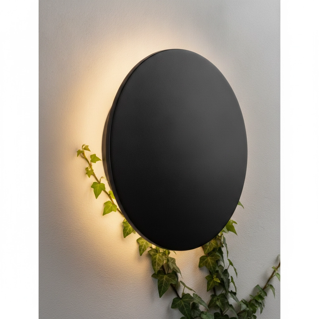 Applique murale ronde Copper noir Ø 30cm