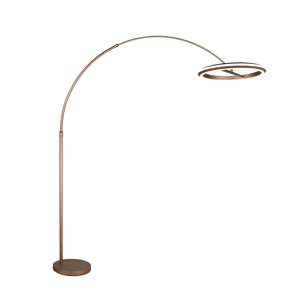 Lampe de pied Amador marron moka Trio 4017807688177