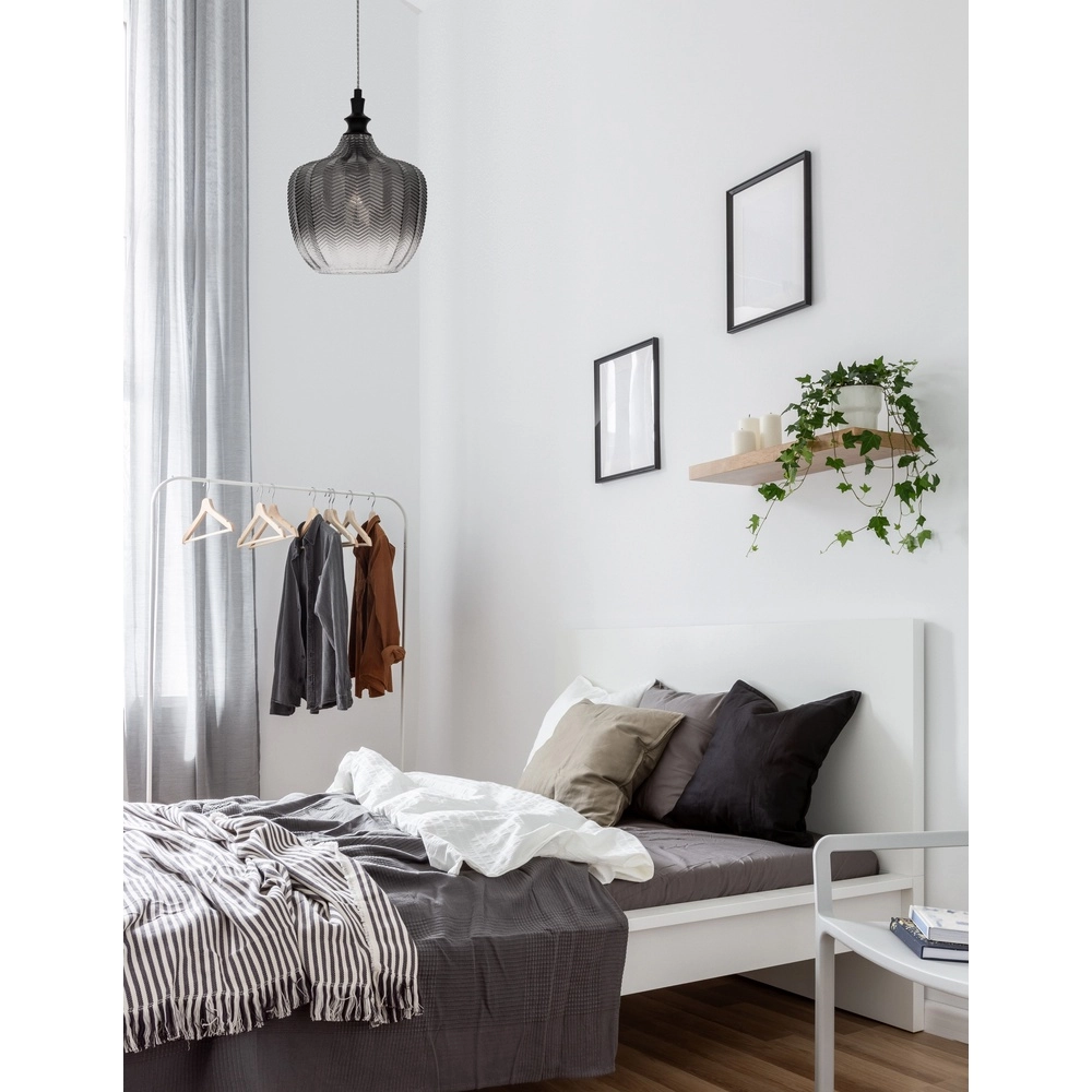 Suspension Loni verre fumé Lyora 5212017423054