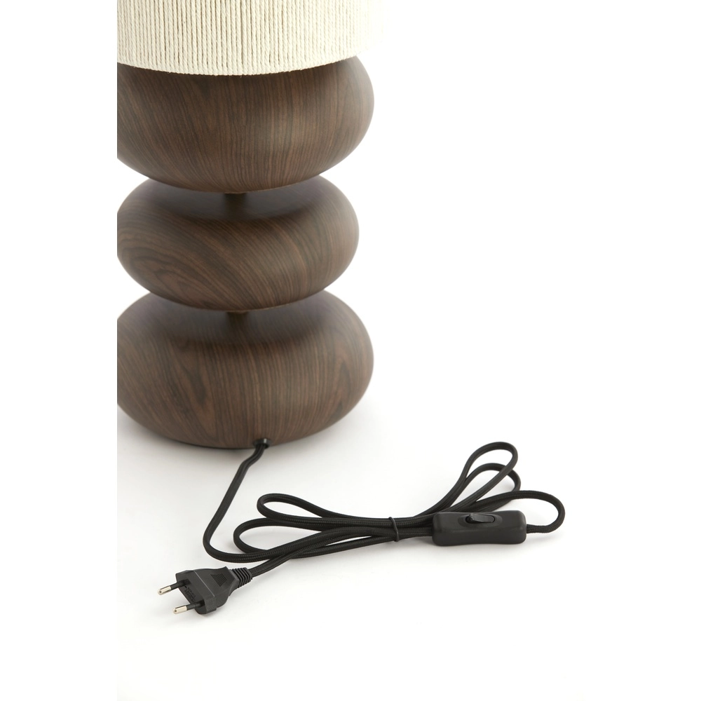 Lampe de table Danialo 67,5 cm - bois foncé Light & Living 8717807815219