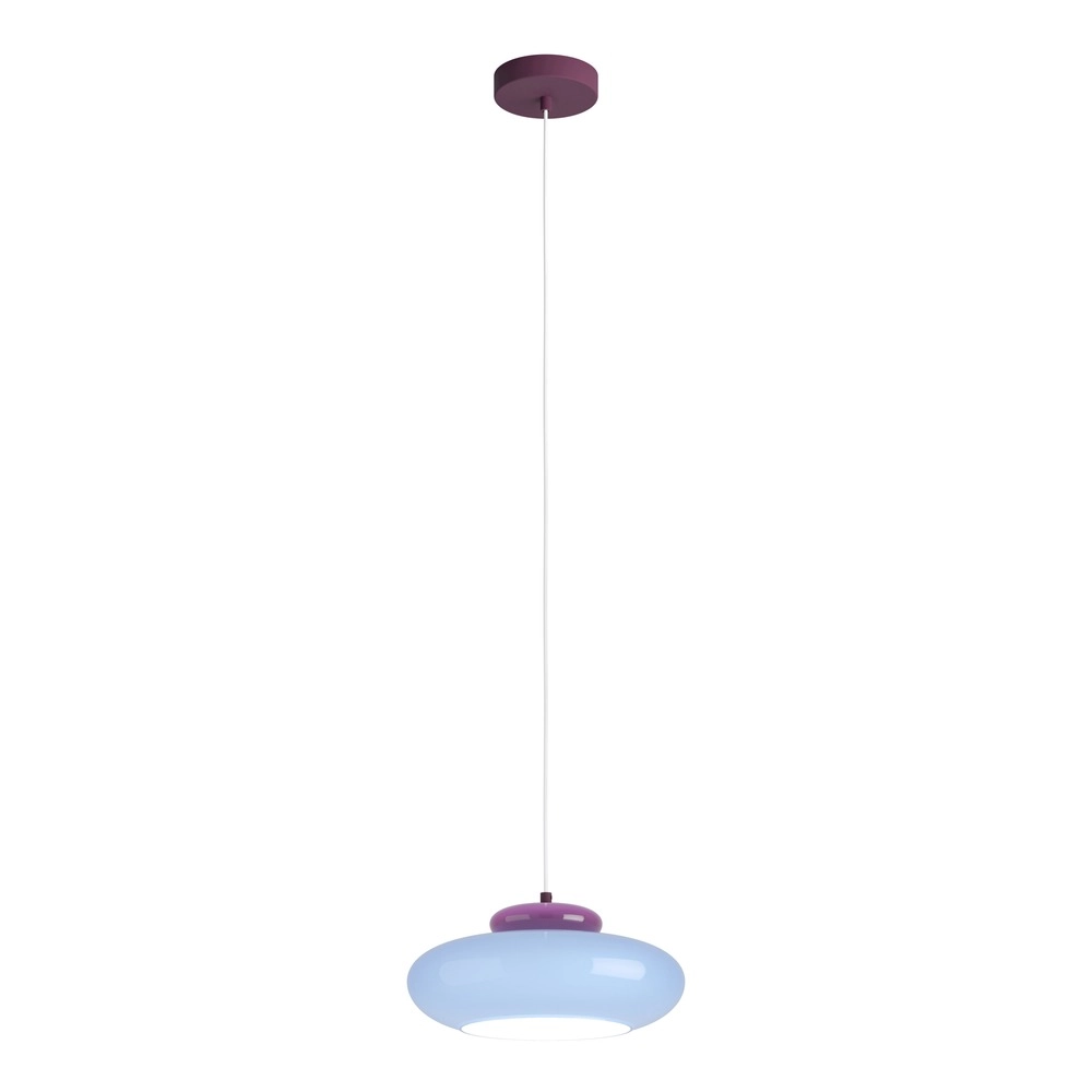 Lampe pendante de conception Berardelli bleu avec violet Ø 32cm Eglo 9008606405022
