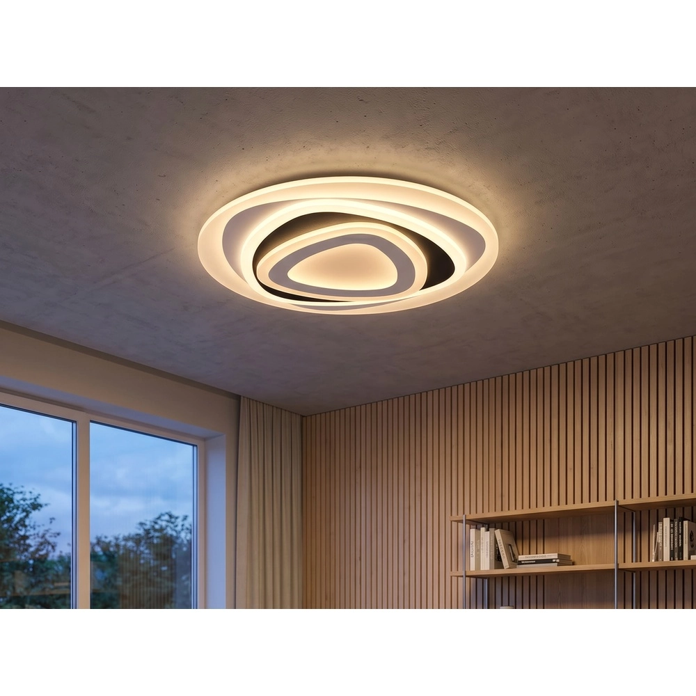 Éclairage de plafond Zilo Blanc moderne Trio 4017807704464