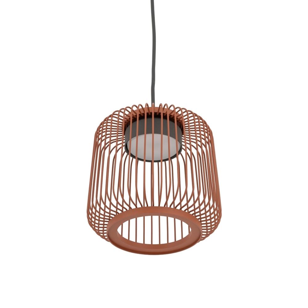 Lampe cage Kenai terre cuite Ø 18cm Lyora 5903139122184