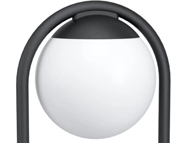 Lampe boule design Prata Vecchia 32 cm noir Eglo 9002759987329