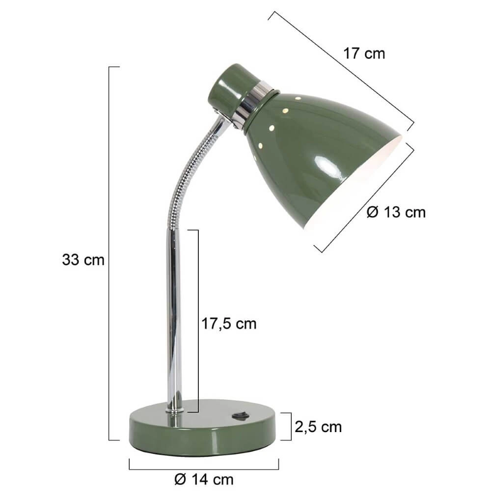 Lampe de bureau verte Spring Steinhauer 8712746161380