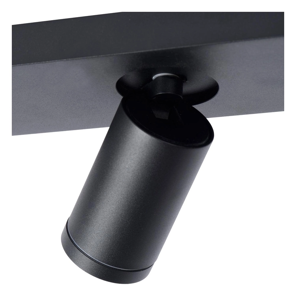 Projecteur de plafond Taylor IP44 noir à deux lumières Lucide 5411212092632