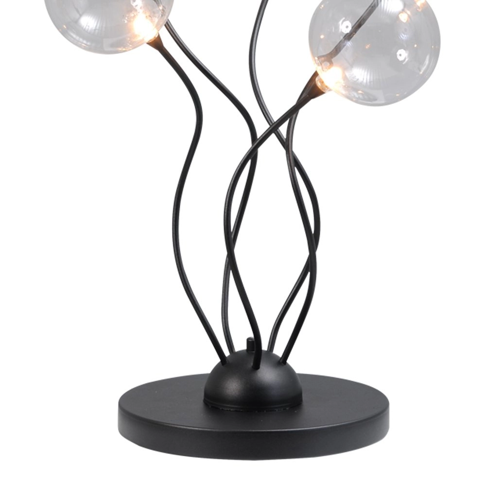 Lampe de table LED Gio 5 lumières noir Masterlight 8718121182124