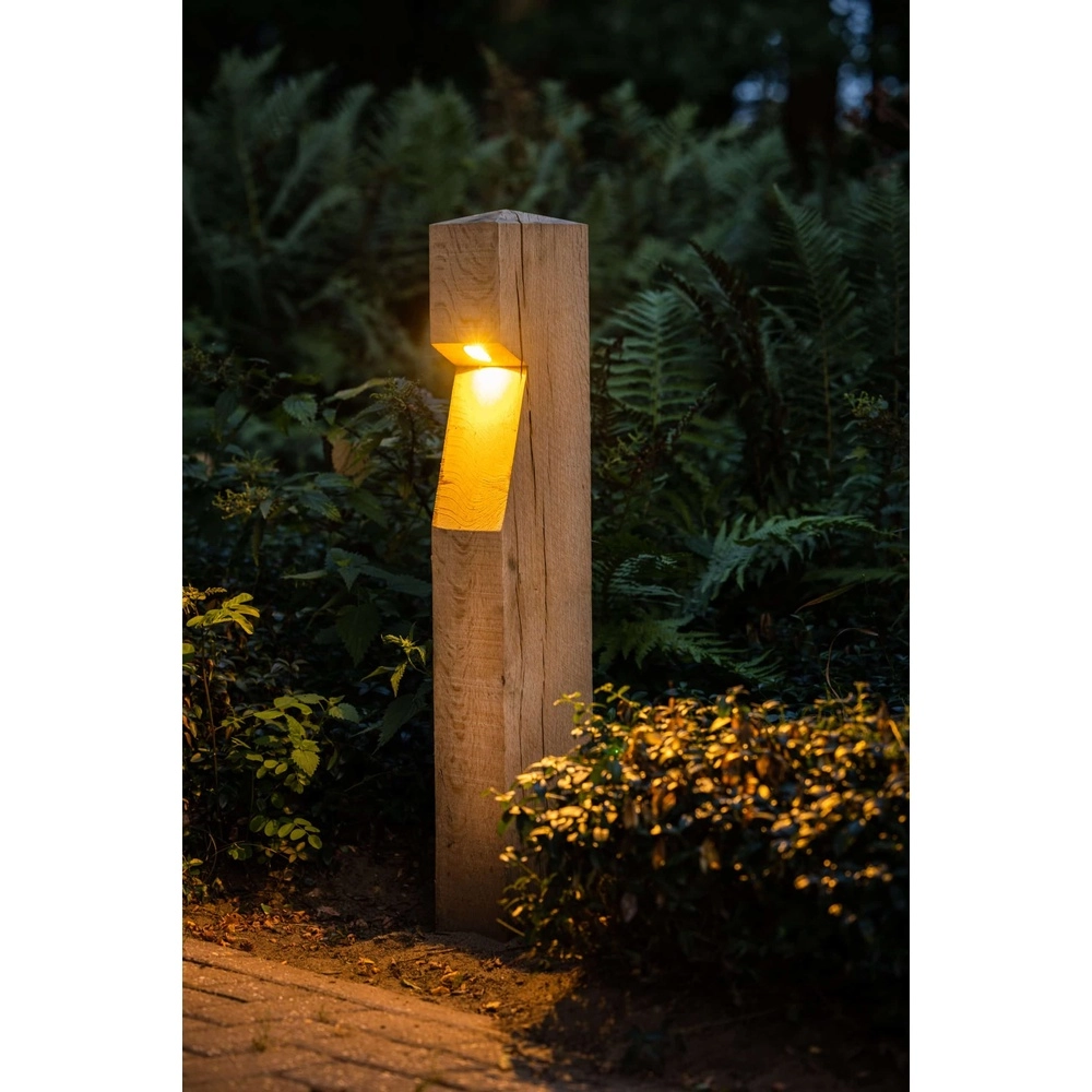 Éclairage de chemin en bois Eye 100 Douglas - 10x10x90cm - PH03 - 2700K Timberlab 8716803513778