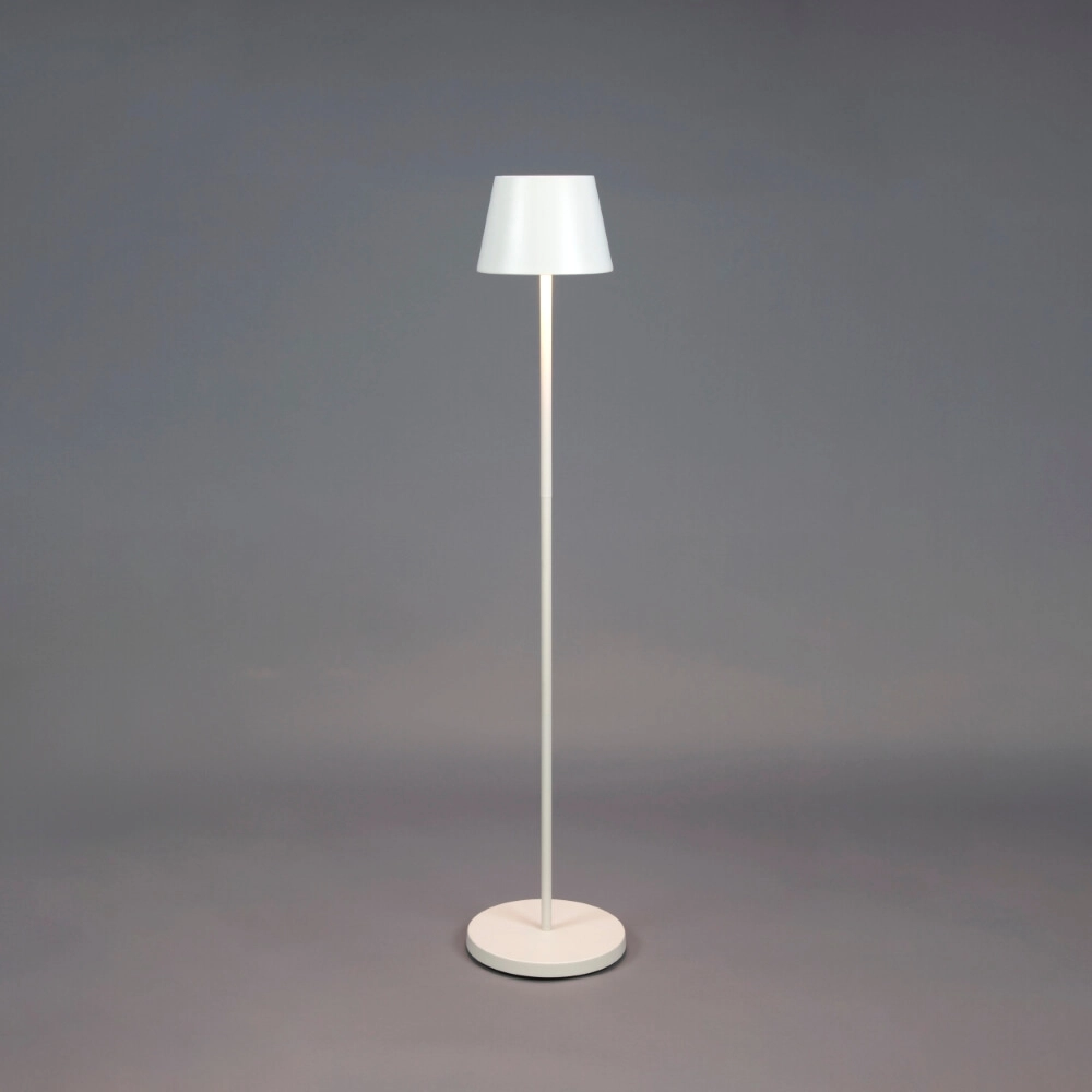 Lampadaire rechargeable Pomezia Medium blanc KonstSmide 7318307841251