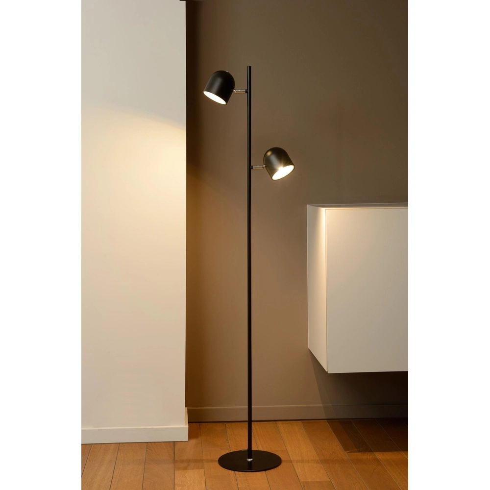 Lampe de pied Skanska 2-noir clair Lucide 5411212030481