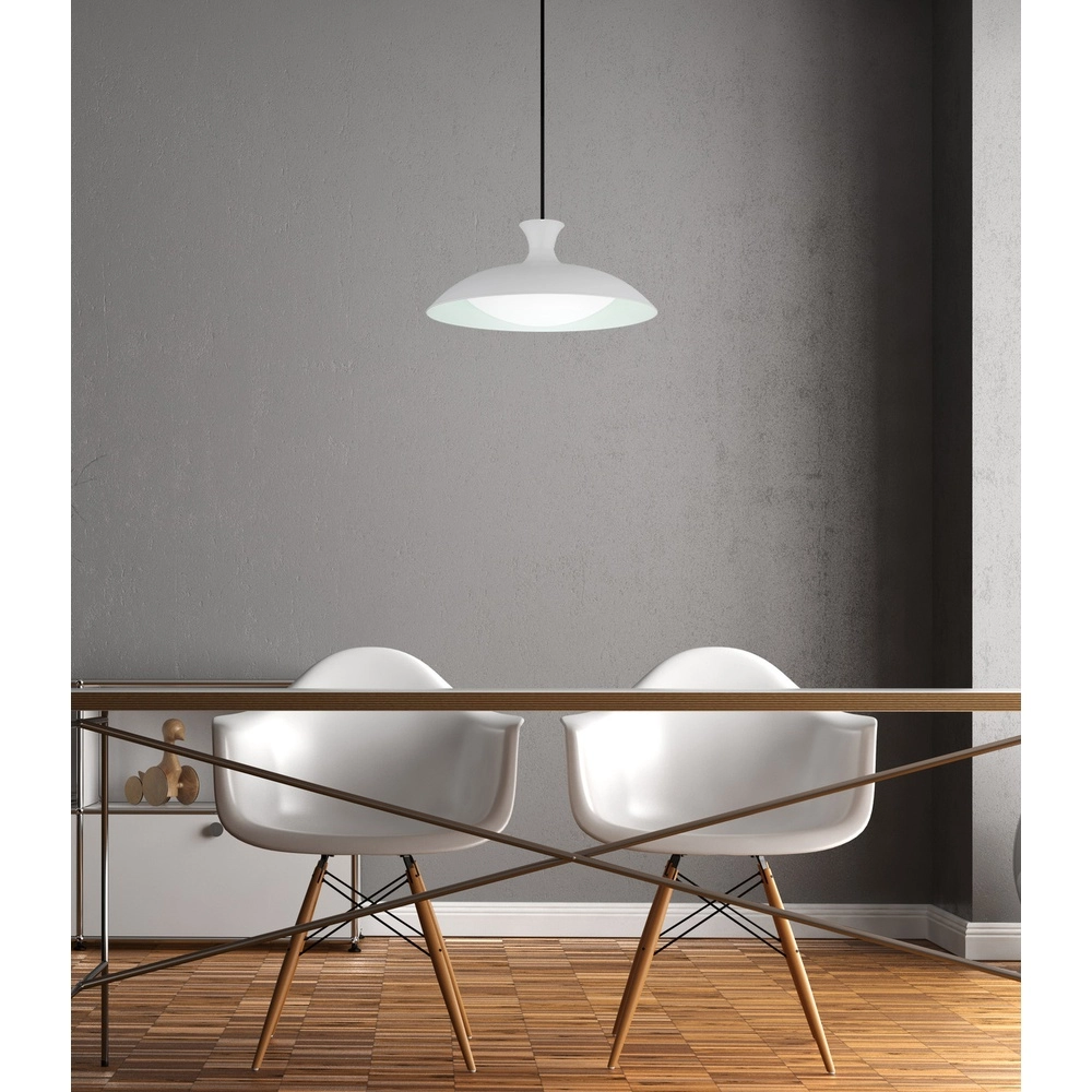 Lampe pendante blanche Rocha conception Ø 40 cm Globo 9007371522996