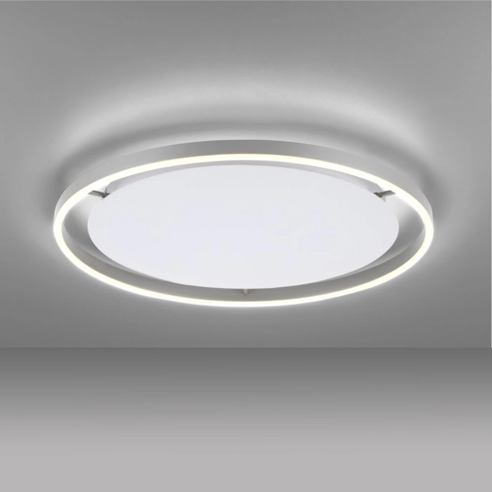Plafonnier Ritus aluminium Ø 58,5cm Just Light 4043689983475