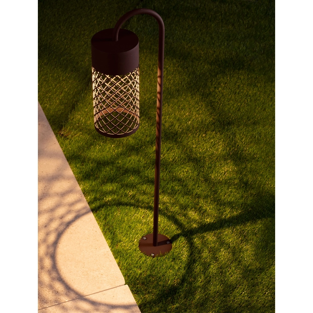 Lampe de jardin Motley 70cm brun rouille Lyora 5212017465245