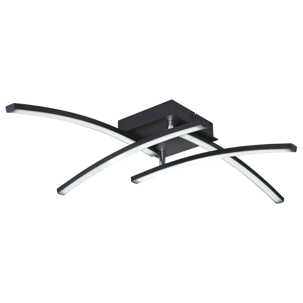 Lampe de plafond noire Tansy I Noir de conception Globo 9007371404605