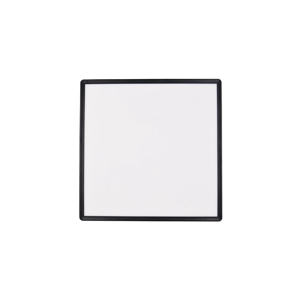 Lumière carrée au plafond Emra Noir 42cm Trio 4017807704198